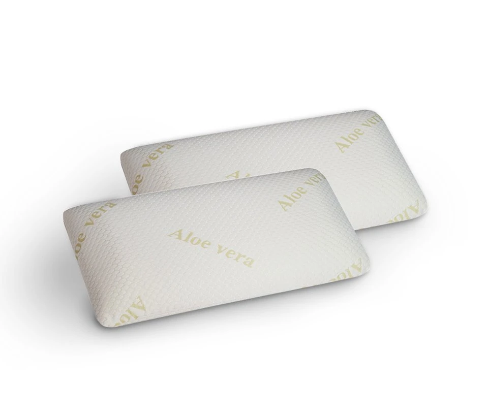 Conjunto De 2 Almohadas Visco Aloe Vera De SonnoMattress 90x35 1 Conjunto De 2 Almohadas Visco Aloe Vera De SonnoMattress 90x35