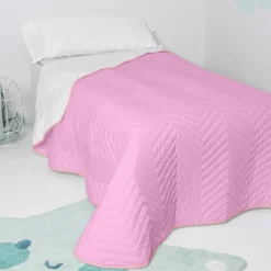 Arista Colcha Cama 80/90 (180x260 Cm) Rosa