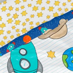 Space Rocket Juego De Sábana Cama 80/90 (160x270 Cm) Multicolor -Outlet Colcha Viva Tienda 10b6e62f09e3f29c6fe7f6129ffc9d2917129974 96ad87924db24f6b9e4f3514982b6640