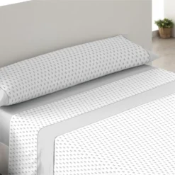 Juego De Sábanas Tres Piezas Donegal Esfera Cama De 90 Gris