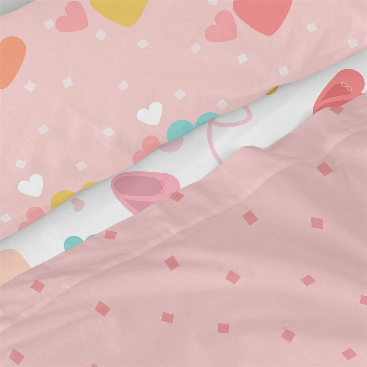 Dancing Juego De Sábana Cama 80/90 (160x270 Cm) Multicolor 3 Dancing Juego De Sábana Cama 80/90 (160x270 Cm) Multicolor - Imagen 3