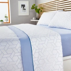 Juego De Sábanas 100% Algodón 150 Hilos Azul 90x200cm Pikolin Home -Outlet Colcha Viva Tienda 167388fdb025217b59ecda7992551689785b4a7a 561d10b2808d4474966e79ca3f00ed96