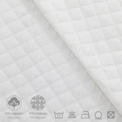 Vipalia - Colcha Bouti Pique 30% Algodón - 70% Poliester. Modelo Silver Cama 90 Cm - 180x260 Cm, Color Blanco/Marfil -Outlet Colcha Viva Tienda 2d610a0a200d5c3bd60715dd22b046c6b2a9e1c3 cdbf3ec119de4232874305be961b1cc0