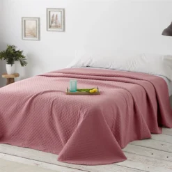 Vipalia - Colcha Bouti Pique 30% Algodón - 70% Poliester. Modelo Silver Cama 90 Cm - 180x260 Cm, Color Granate/Rojo -Outlet Colcha Viva Tienda 37638bc4b00b3c93dcfd3efc1bec0608fc5465f2 309a0726044f4b7787515f7ce38c9cb9