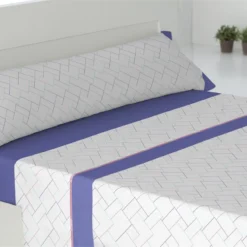 Juego De Sábanas 4 Piezas Cama 135cm + 2 Fundas Almohada Pull Azul Donegal Collections