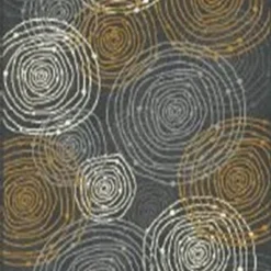 Alfombra Polipropileno 150X210cm CIRCLE MOSTAZA