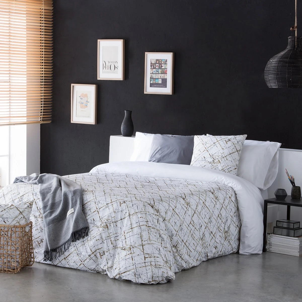 Guy Laroche 2 Cuadrantes SAIDA 65x65 Cm Blanco 2 Guy Laroche 2 Cuadrantes SAIDA 65x65 Cm Blanco - Imagen 2