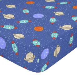 Space Rocket Bajera Cama 90 (90x200 Cm) Multicolor