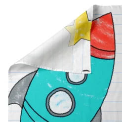 Space Rocket Juego De Sábana Cama 80/90 (160x270 Cm) Multicolor -Outlet Colcha Viva Tienda 5d8fcbe45a5e5770d5aeb493e62255ac11742076 04eee09584b6478c8d1a106000fce47d