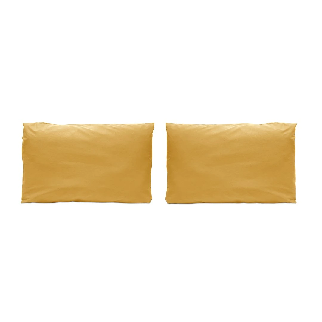 Guy Laroche 2 Fundas De Almohada 100% Algodón PURE 50x75cm Mostaza 1 Guy Laroche 2 Fundas De Almohada 100% Algodón PURE 50x75cm Mostaza