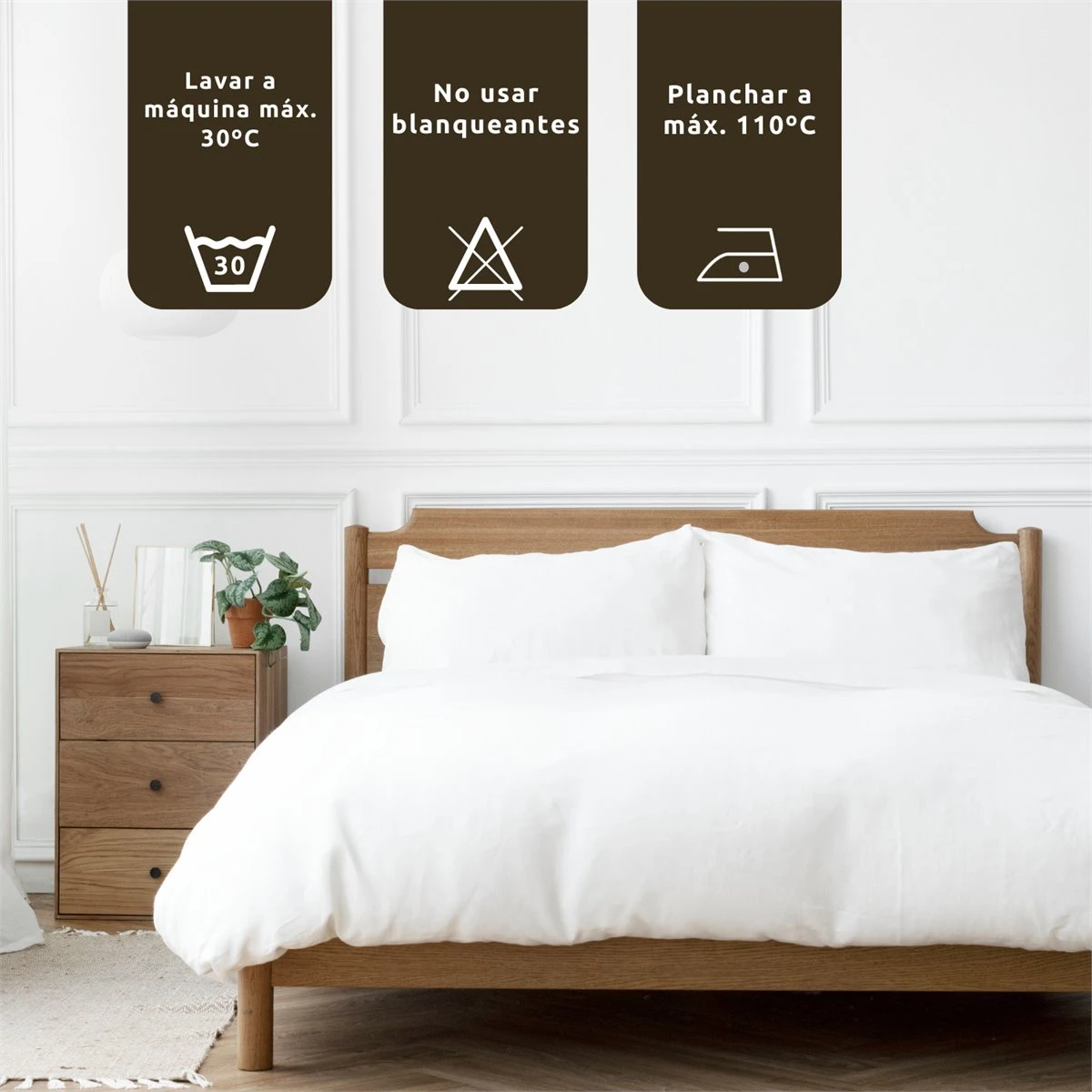 Juego De Sábanas Tres Piezas Fiji Cama 90cm Azul 3 Juego De Sábanas Tres Piezas Fiji Cama 90cm Azul - Imagen 3