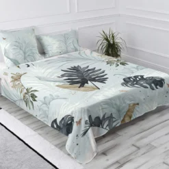 Tropical Sábana Cama 80/90 (160x270 Cm) Multicolor