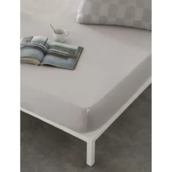 Sábana Bajera Ajustable Naturals ELBA Gris Claro 90 X 190/200 Cm (Cama De 90) 6 Sábana Bajera Ajustable Naturals ELBA Gris Claro 90 X 190/200 Cm (Cama De 90) -Outlet Colcha Viva Tienda 6a774bc5f99877f35585b6c4f39c5aac8342bf7c ad5f333552554852bf95ad21c6f8d546