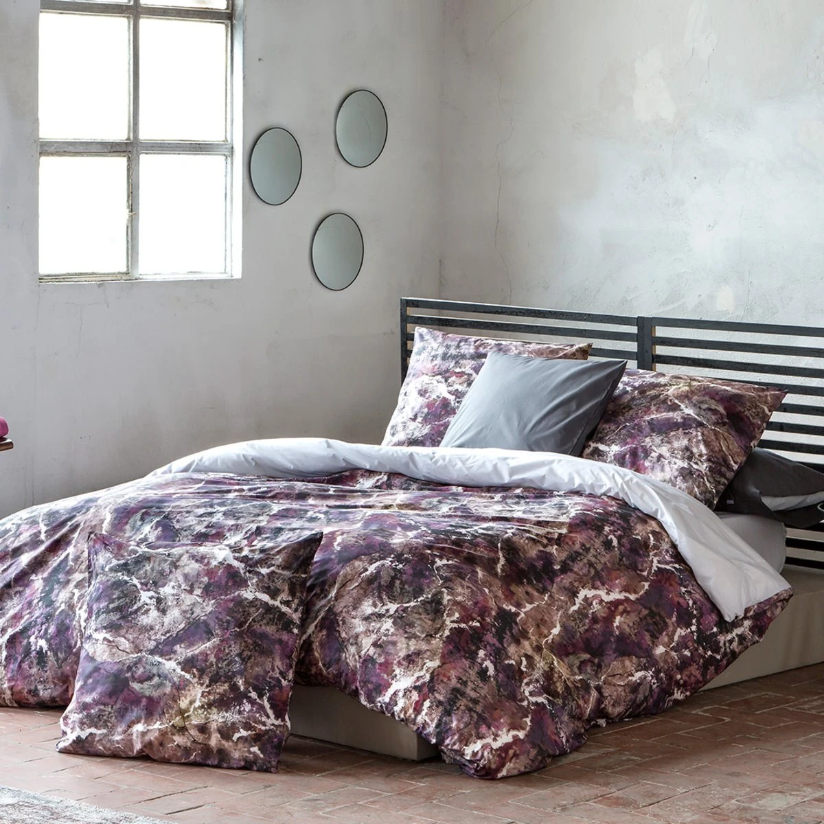 Guy Laroche Funda De Almohada (2) HAZAR Violeta/beige 65x65(2) Cm 2 Guy Laroche Funda De Almohada (2) HAZAR Violeta/beige 65x65(2) Cm - Imagen 2