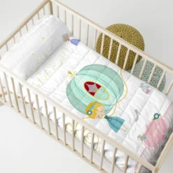 Pumpkin Colcha Cuna (100x130 Cm) Multicolor