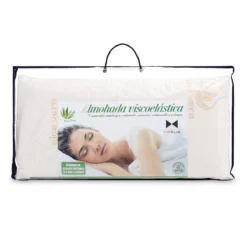 Vipalia Almohada Viscoelastica Compacta. Comoda Transpirable. Exterior Tejido 3D. Con Cremallera. Lavable. Firmeza Media. Confortable Y Adaptable Al Cuello. Calidad. 75 Cm -Outlet Colcha Viva Tienda 89711d60f5204a580ae33afeefdb672bfbf71eda 9cde938c26684af0a14e3cb0b8370a5d