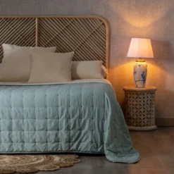 Colcha 270 X 280 Cm Azul Crema -Outlet Colcha Viva Tienda 9444141b7bb7f8e55c0906b3d73df77fcc15c0de 1dff5b691eeb46f1b17a8ee5e880ac95