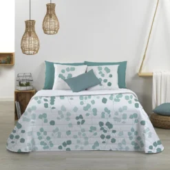 Colcha Bouti EUCALIPTO Mint100gr Cama De 90
