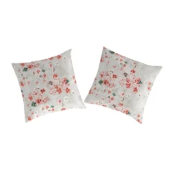 Guy Laroche Funda De Almohada (2) LINDSAYverde/rosa/beige 65x65(2) Cm