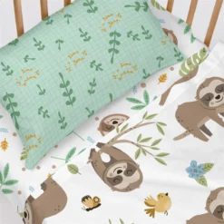 Happy Sloth Juego De Sábana Cuna (100x130 Cm) Multicolor -Outlet Colcha Viva Tienda 9a248e5dfb3b78272c063d0954c1f7a40ed160b4 092306ea6bcb4f74abdc5a83ec0a02e6