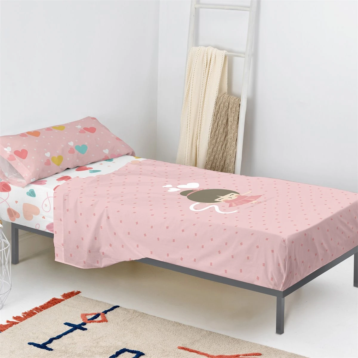 Dancing Juego De Sábana Cama 80/90 (160x270 Cm) Multicolor 1 Dancing Juego De Sábana Cama 80/90 (160x270 Cm) Multicolor