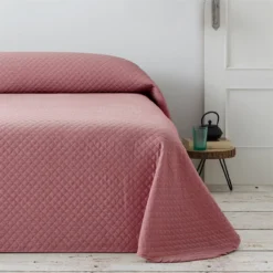 Vipalia - Colcha Bouti Pique 30% Algodón - 70% Poliester. Modelo Silver Cama 90 Cm - 180x260 Cm, Color Granate/Rojo -Outlet Colcha Viva Tienda b5477d63731d4c1f03db1a36304bccb05d5c4af6 dbfe62db92b043f3804dc4aa23ca91af