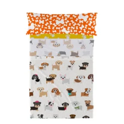 Dogs Juego De Sábana Cama 80/90 (160x270 Cm) Multicolor -Outlet Colcha Viva Tienda c74a78d2538c9ca64ee412e8ccac62bedeb4659f 86fc5a0ccdc04394a72ba3b954947ff6