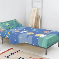 Astronaut Juego De Sábana Cama 80/90 (160x270 Cm) Multicolor -Outlet Colcha Viva Tienda ec6422f15beddec02de151a53712e07be3400231 45f1de4863894c03891f67e3a2e2b877