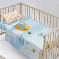 Montgolfiere Juego De Sábana Cuna (100x130 Cm) Multicolor